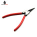 4Pcs Circlip Pliers Set, 7 Inch Internal & External Snap Ring Pliers, Straight & Bent Jaw Circlip Tools with Storage Bag