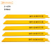 15 Pack M42 HSS Bi-Metal 9 Inch 18TPI Reciprocating Saw Blades, Saber Saw Blades for Hard Metal Cutting