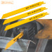 15 Pack M42 HSS Bi-Metal 9 Inch 18TPI Reciprocating Saw Blades, Saber Saw Blades for Hard Metal Cutting