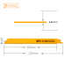 15 Pack M42 HSS Bi-Metal 9 Inch 18TPI Reciprocating Saw Blades, Saber Saw Blades for Hard Metal Cutting