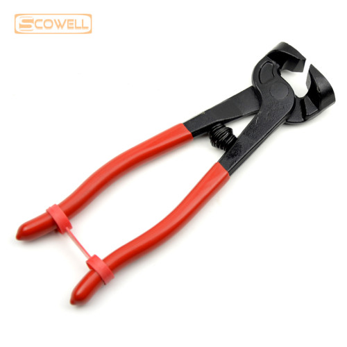 1 Pack 8 inch Tile Nippers Ceramic Mosaic & Glass Cutting Nippers with Return Spring