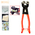 1 Pack 8 inch Glass Tile Nipper, Double Wheel Tile Cutting Pliers for Ceramic, Mosaic and Glass Cutting