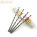 10 Pack DIN340 HSS 4341 Extra Long Twist Drill Bits for Wood & Metal Drilling