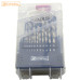 SCOWELL 25Pcs HSS4341 Fully Ground Twist Drill Bit Set DIN338 135° Split Point Metal Drilling