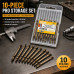 10 Pack M35 Cobalt Double Ended Drill Bits for Stainless Steel & Sheet Metal