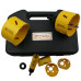 9PC Bi-Metal Hole Saw Kit, SCOWELL Hole Saw Set for Wood Metal Plastic PVC Pipe Cutting
