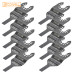 10 Pack 10mm Oscillating Multi Tool Saw Blade Universal Fit for Wood Plastic Cutting