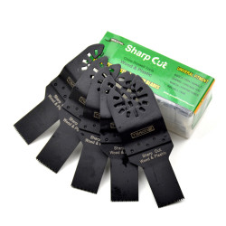 10 Pack 20mm Multi Tool Saw Blade Universal Oscillating Saw Blades Fit for Wood Plastic Cutting