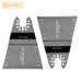 10 Pack 68mm Multi Tool Saw Blade 14TPI Japanese Teeth Oscillating Saw Blades for Wood Cutting, Universal Shank (Not for Starlock)