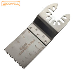34mm Stainless Steel Oscillating Multi Tool Saw Blade With Scale for Wood Cutting, Universal Shank (Not for Starlock)