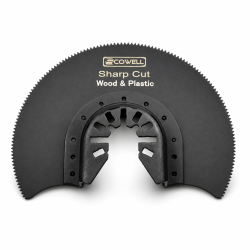 SCOWELL 88mm Half Moon Oscillating Multi Tool Saw Blade, Flush Cut for Wood Plastic Drywall