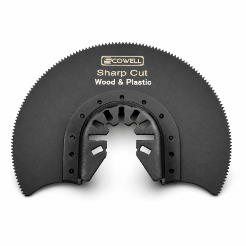SCOWELL 88mm Half Moon Oscillating Multi Tool Saw Blade, Flush Cut for Wood Plastic Drywall SCOWELL 88mm Half Moon Oscillating Multi Tool Saw Blade, Flush Cut for Wood Plastic Drywall