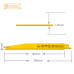 10PCS SCOWELL HCS Reciprocating Saw Blades 8" 6/10TPI Wood Cutting Sabre Saw Blades, 1/2" Universal Shank