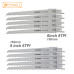 10PCS SCOWELL 225mm Bi-Metal M42 Reciprocating Saw Blade 10/14TPI Variable Teeth 1/2" Universal Shank for Sheet Metal, Solid Pipe & Wood Cutting 10PCS SCOWELL 225mm Bi-Metal M42 Reciprocating Saw Blade 10/14TPI Variable Teeth 1/2" Universal Shank for Sheet Metal, Solid Pipe & Wood Cutting
