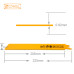 20 pack 9 Inch 10T BIM Reciprocating Saw Blades SCOWELL Bi-metal Sabre Saw Blade for Wood Metal Cutting