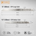 Reciprocating Saw Blades 5Pcs Set, 9.5" 5T & 12" 3T Stainless Steel Sabre Saw Blades for Frozen Meat, Bone, Ice, Wood Pruning