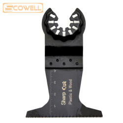 10 Pack 65mm Wide Multi Tool Saw Blade for Wood Plastic Cutting Starlock Oscillating Saw Blades