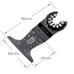10 Pack 10 Pack 65mm Curved Bi-Metal Oscillating Saw Blade, Universal Starlock Multi Tool Blade for Wood Metal Cutting