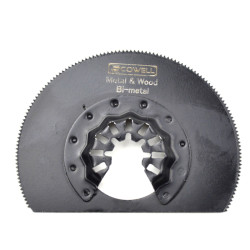5 PCS 80mm Half Circle Bi-Metal M42 Oscillating Multi Tool Saw Blade for Wood Metal PVC Cutting