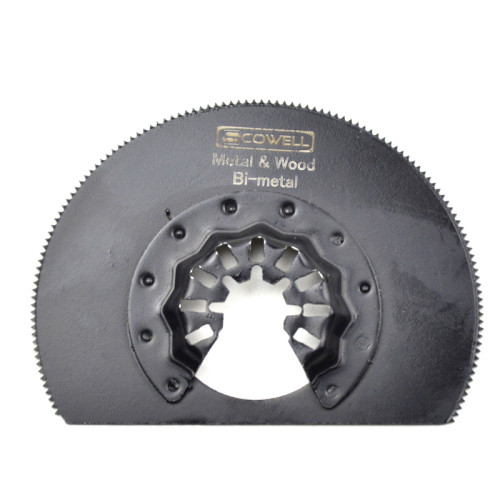 5 PCS 80mm Half Circle Bi-Metal M42 Oscillating Multi Tool Saw Blade for Wood Metal PVC Cutting 5 PCS 80mm Half Circle Bi-Metal M42 Oscillating Multi Tool Saw Blade for Wood Metal PVC Cutting