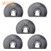 5 PCS 80mm Half Circle Bi-Metal M42 Oscillating Multi Tool Saw Blade for Wood Metal PVC Cutting 5 PCS 80mm Half Circle Bi-Metal M42 Oscillating Multi Tool Saw Blade for Wood Metal PVC Cutting