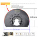 5 PCS 80mm Half Circle Bi-Metal M42 Oscillating Multi Tool Saw Blade for Wood Metal PVC Cutting 5 PCS 80mm Half Circle Bi-Metal M42 Oscillating Multi Tool Saw Blade for Wood Metal PVC Cutting