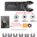8 Pack SCOWELL Starlock Oscillating Multi Tool Saw Blades 32mm 14TPI Japanese Teeth Precision Wood Cutting 8 Pack SCOWELL Starlock Oscillating Multi Tool Saw Blades 32mm 14TPI Japanese Teeth Precision Wood Cutting