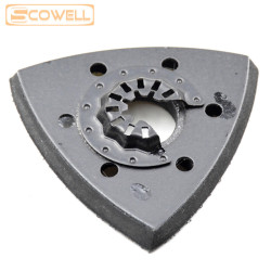 Starlock Triangular Hook & Loop Sanding Pad, Oscillating Multi Tool Sanding Base for Corner Sanding